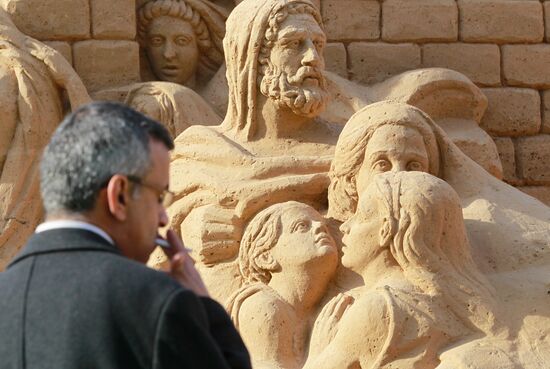 Opening of 9th Sand Sculptures International Festival