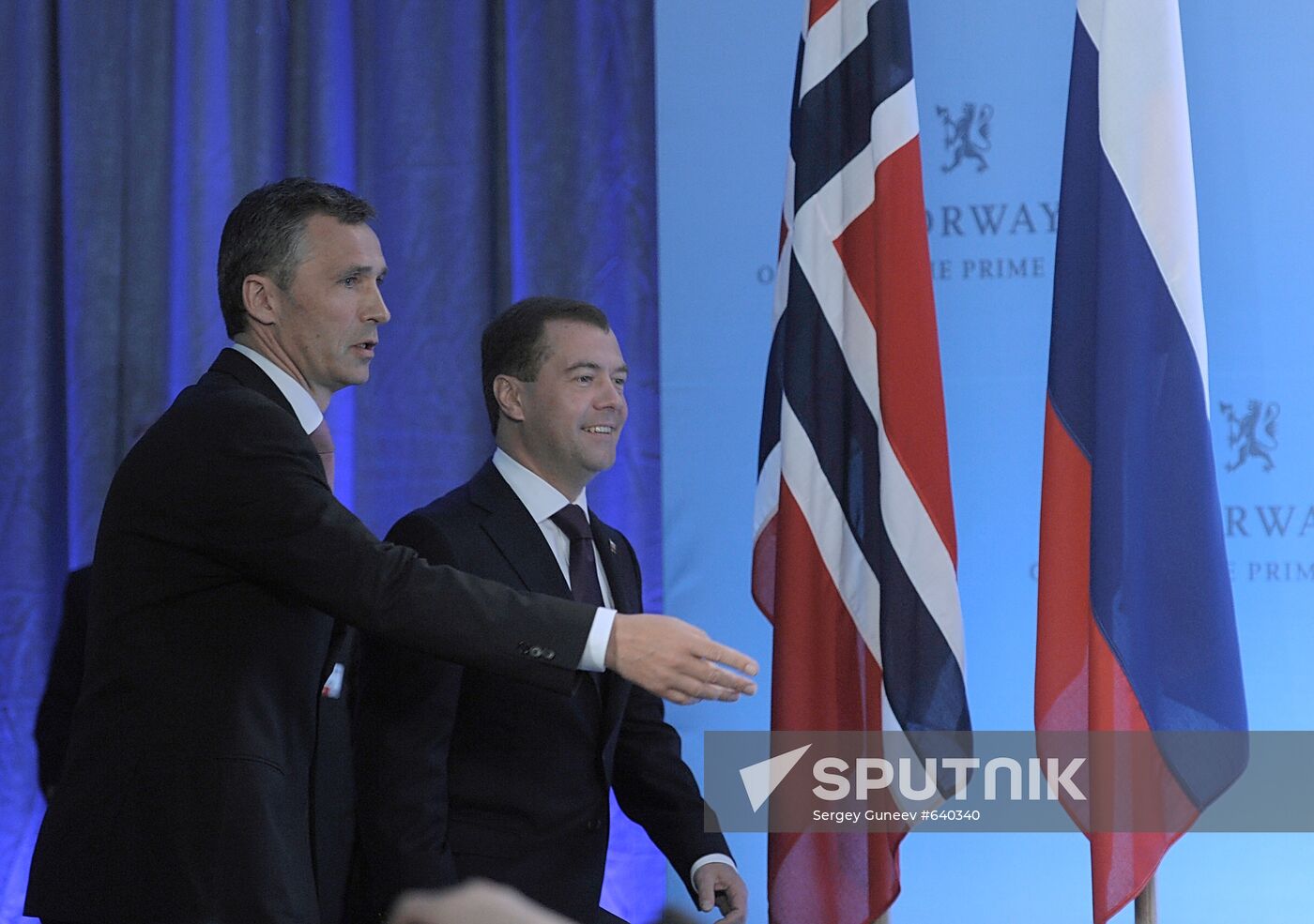 Dmitry Medvedev's official visit to Norway. Day two