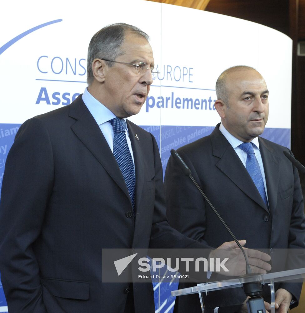 Sergei Lavrov, Mevlut Cavusoglu