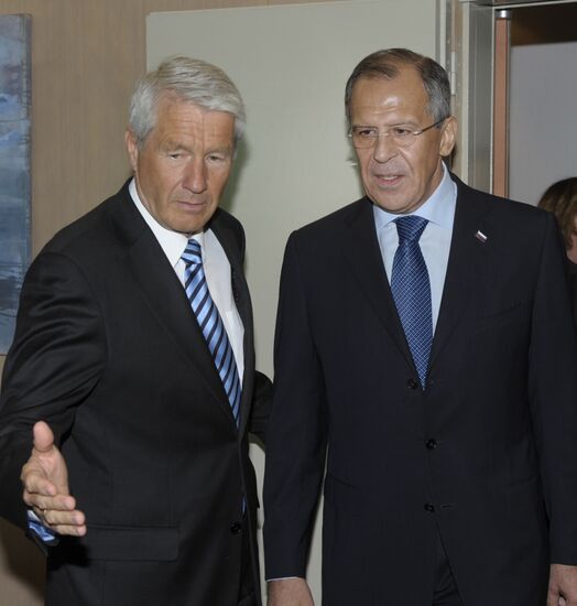 Thorbjorn Jagland, Sergei Lavrov