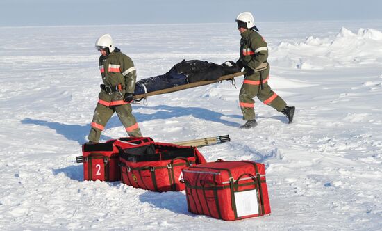 Joint exercise of FSB and MES on Franz Josef Land archipelago