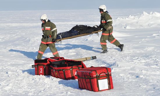Joint exercise of FSB and MES on Franz Josef Land archipelago