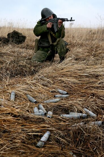 Marines exercising