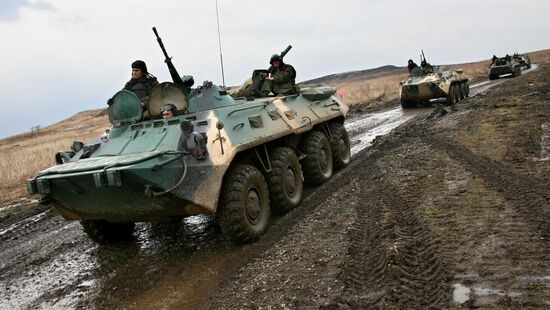 Marines exercising