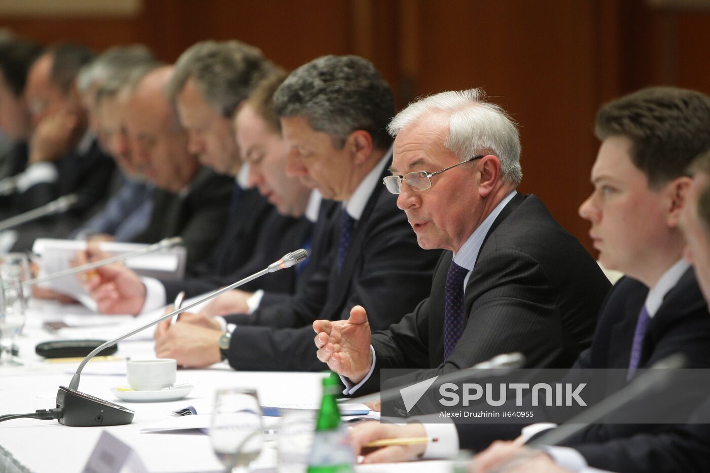 Ukraine's Prime Minister Nikolai Azarov