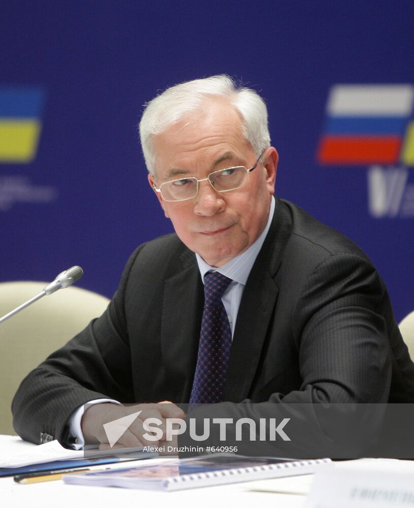 Ukraine's Prime Minister Nikolai Azarov