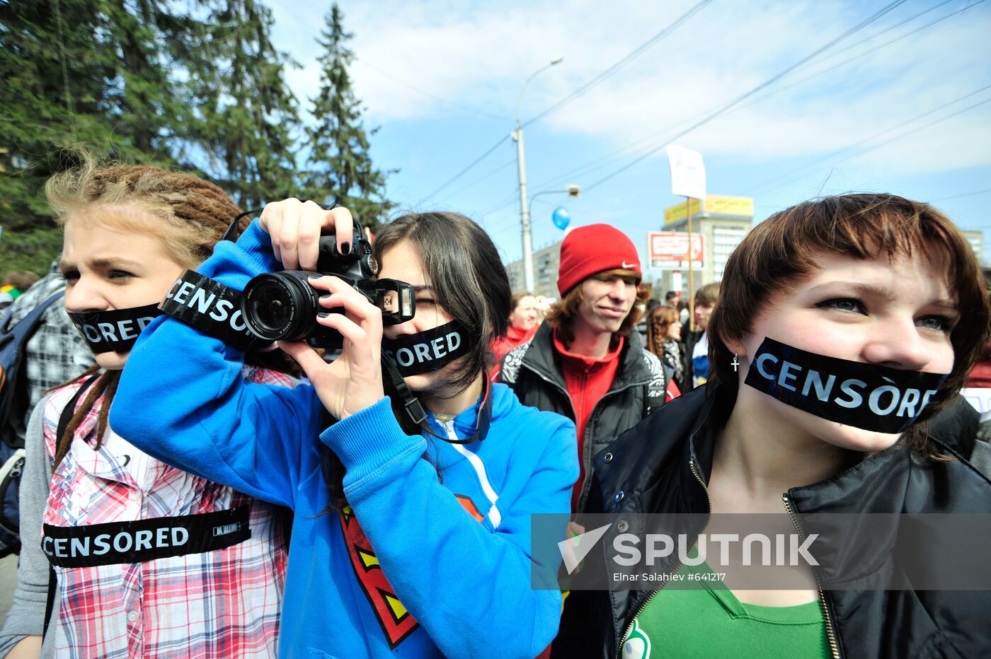 "Monstration" in Novosibirsk
