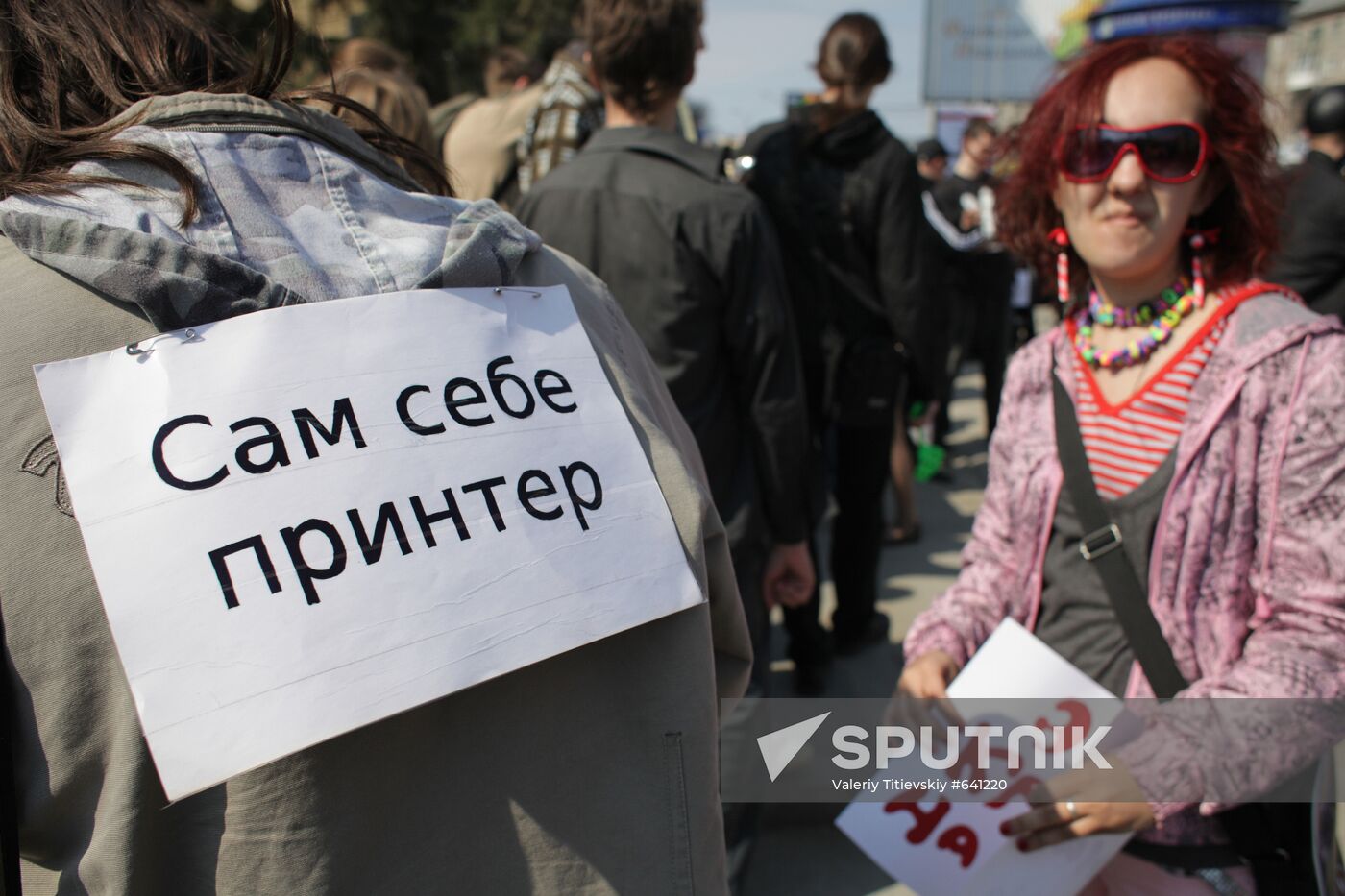 "Monstration" in Novosibirsk