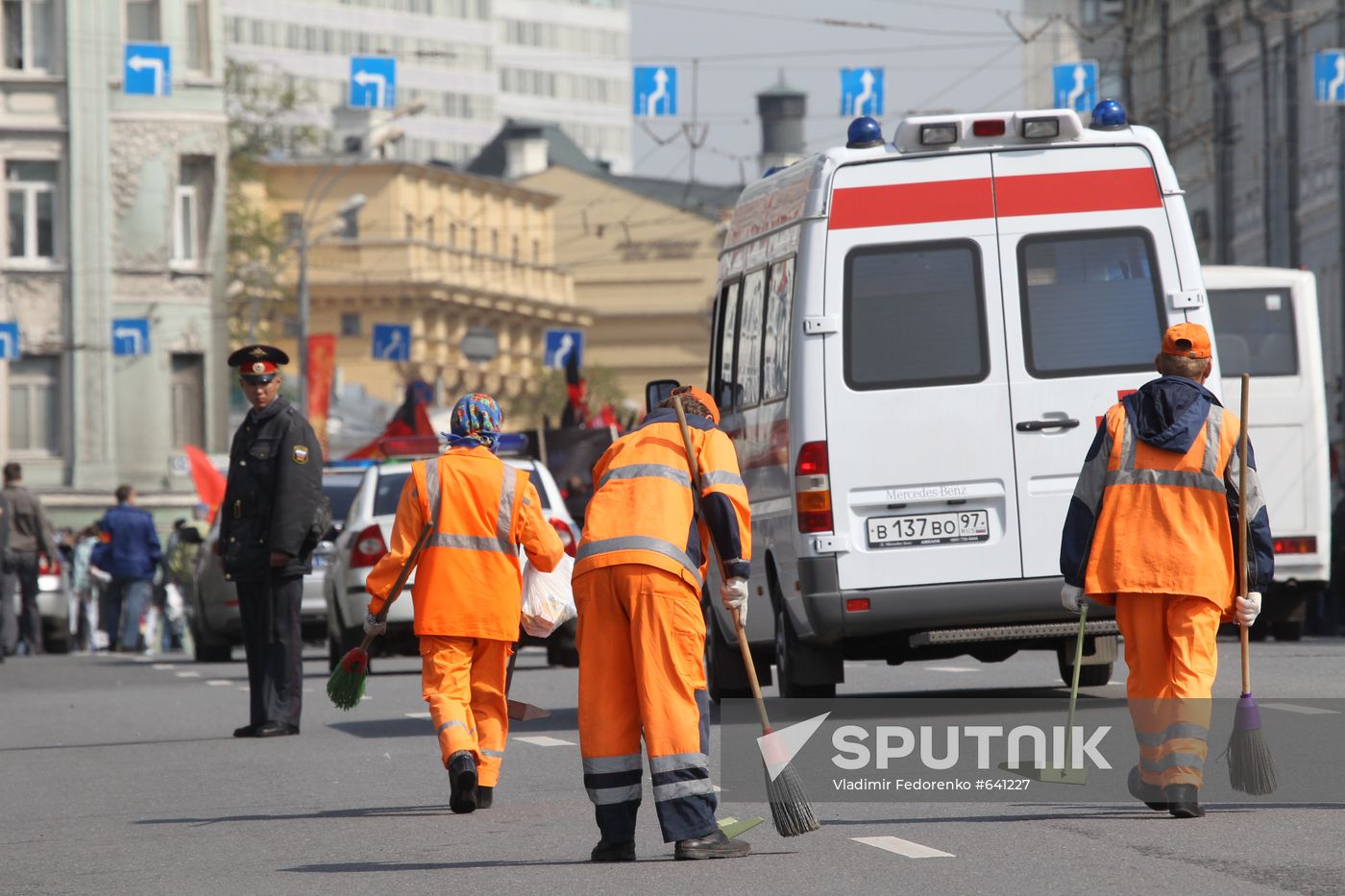 May Day rally in Moscow
