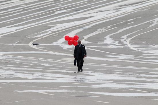 May Day rally in Moscow