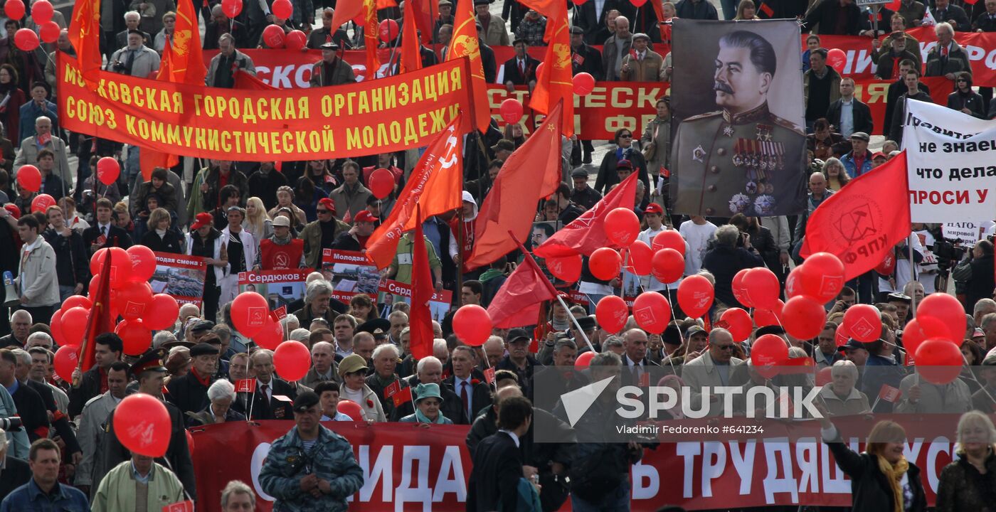 May Day rally in Moscow