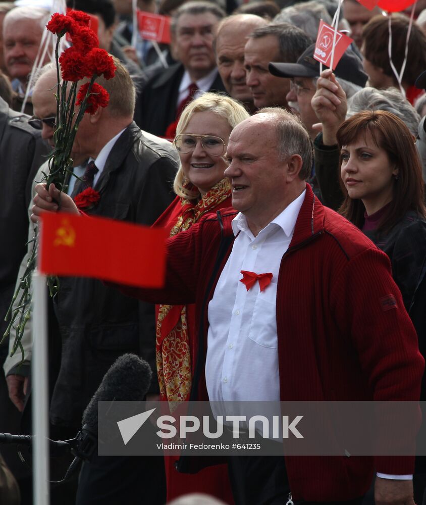 May Day rally in Moscow