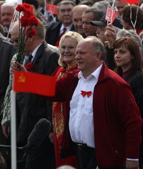May Day rally in Moscow