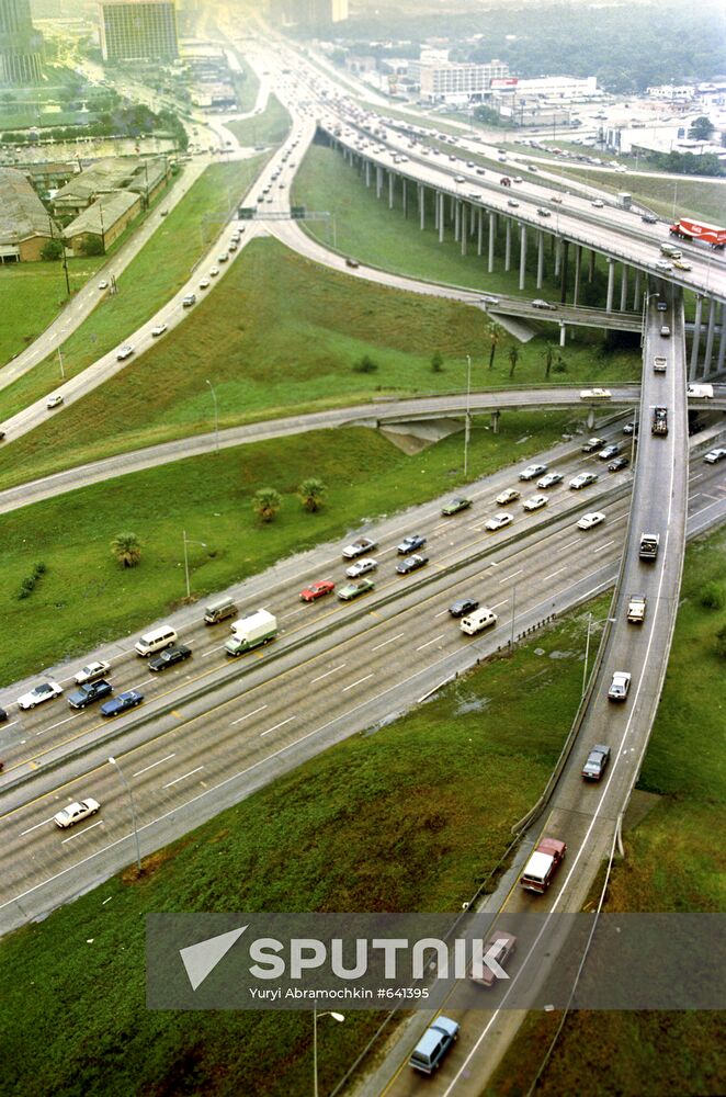 Houston freeway