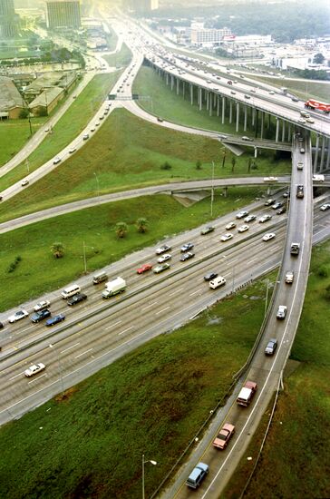 Houston freeway