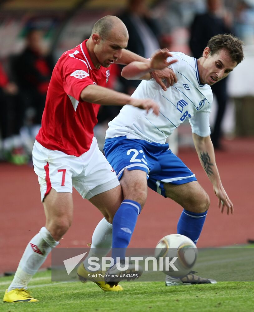 Football. Russian Premier League. Spartak-Nalchik vs. Dynamo