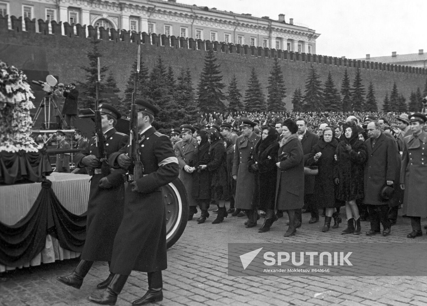 Funeral of Yuri Gagarin and Vladimir Seregin