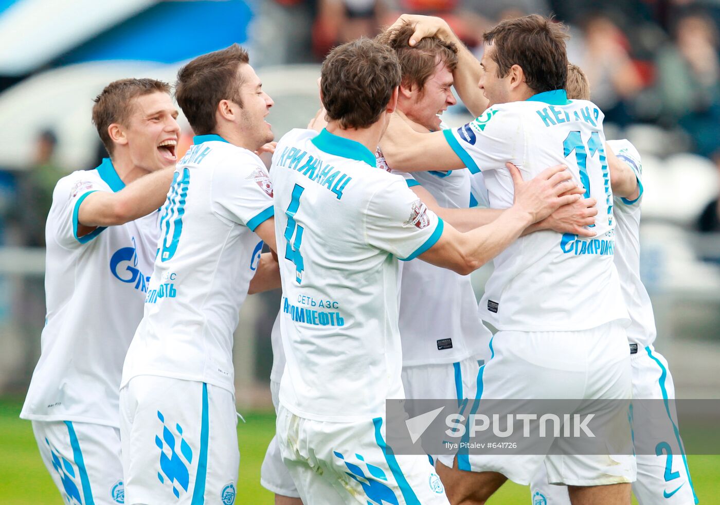 Football. Russian Premier League. Saturn vs. Zenit
