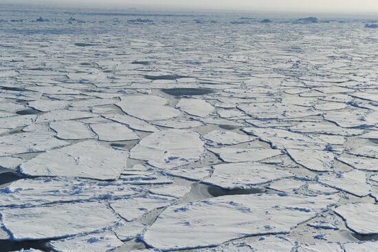 Ice sheets in the Arctic Ocean