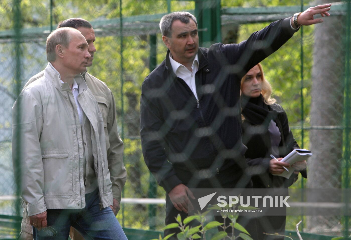 Vladimir Putin visits Sochi National Park
