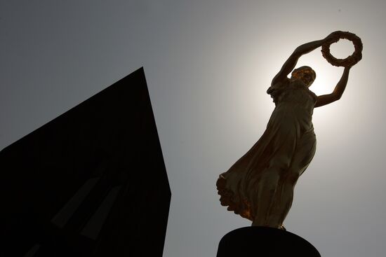 Luxembourg Pavilion exhibit displayed at World Expo 2010