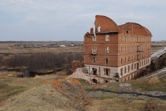 Muslyumovo village polluted by radiation in 1957