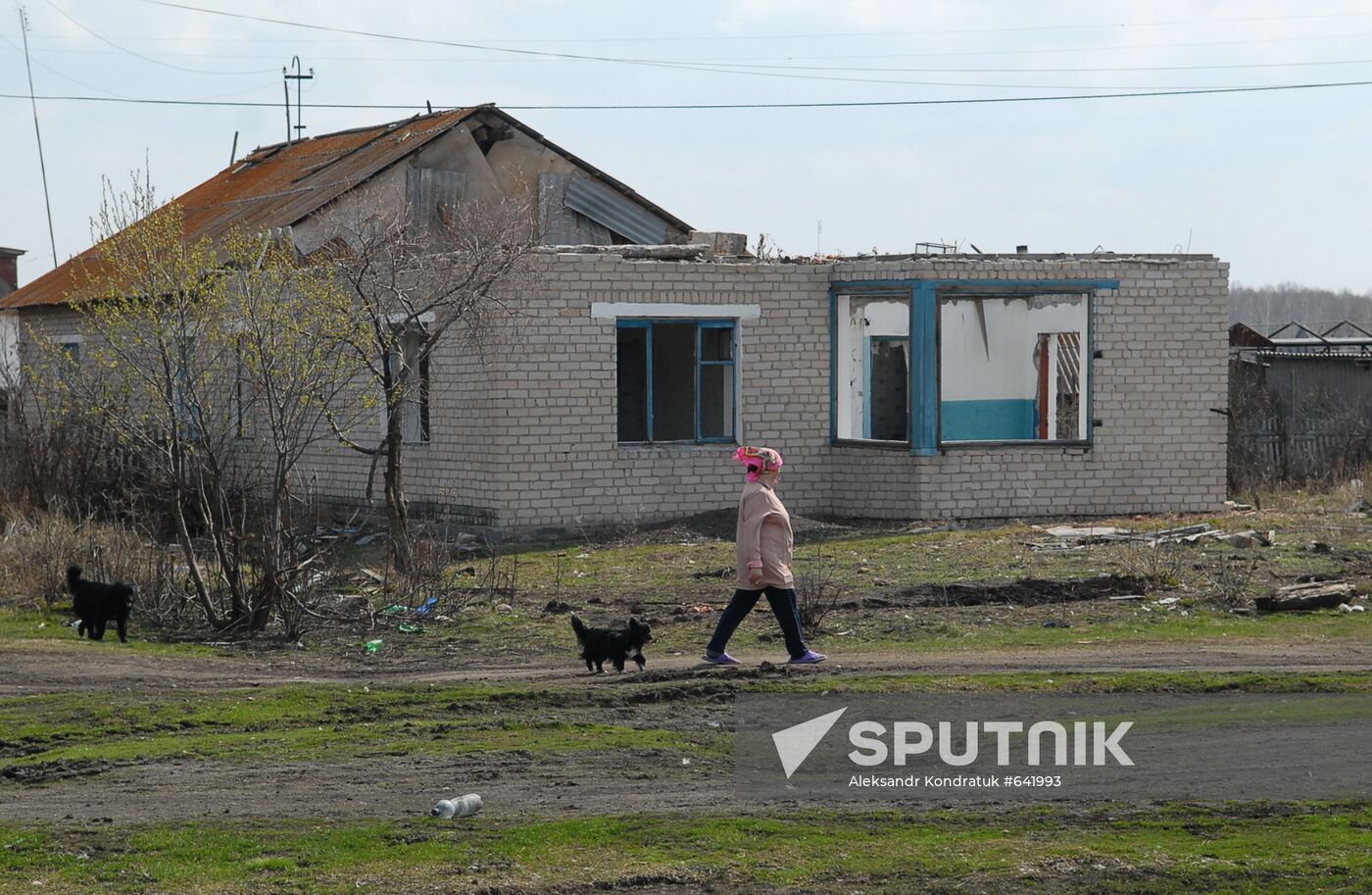 Resident of Muslymovo village