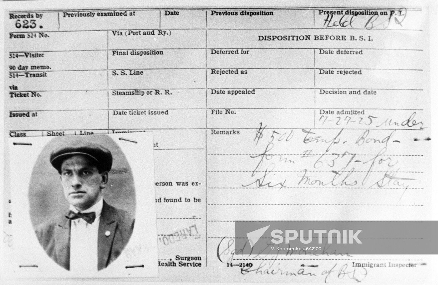 Mayakovsky's foreign passport