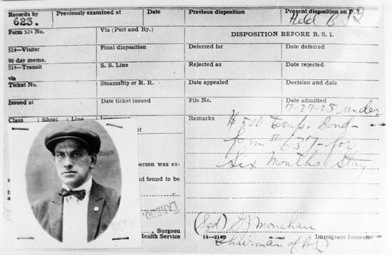 Mayakovsky's foreign passport