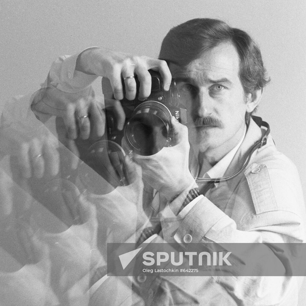 Sergey Subbotin, a photographer of Novosti Information Agency