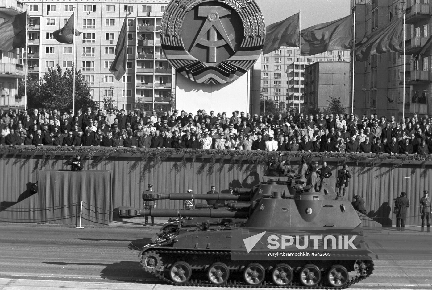 NVA parade in East Germany