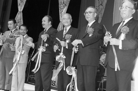 Opening ceremony for Japanese Cultural Week in USSR