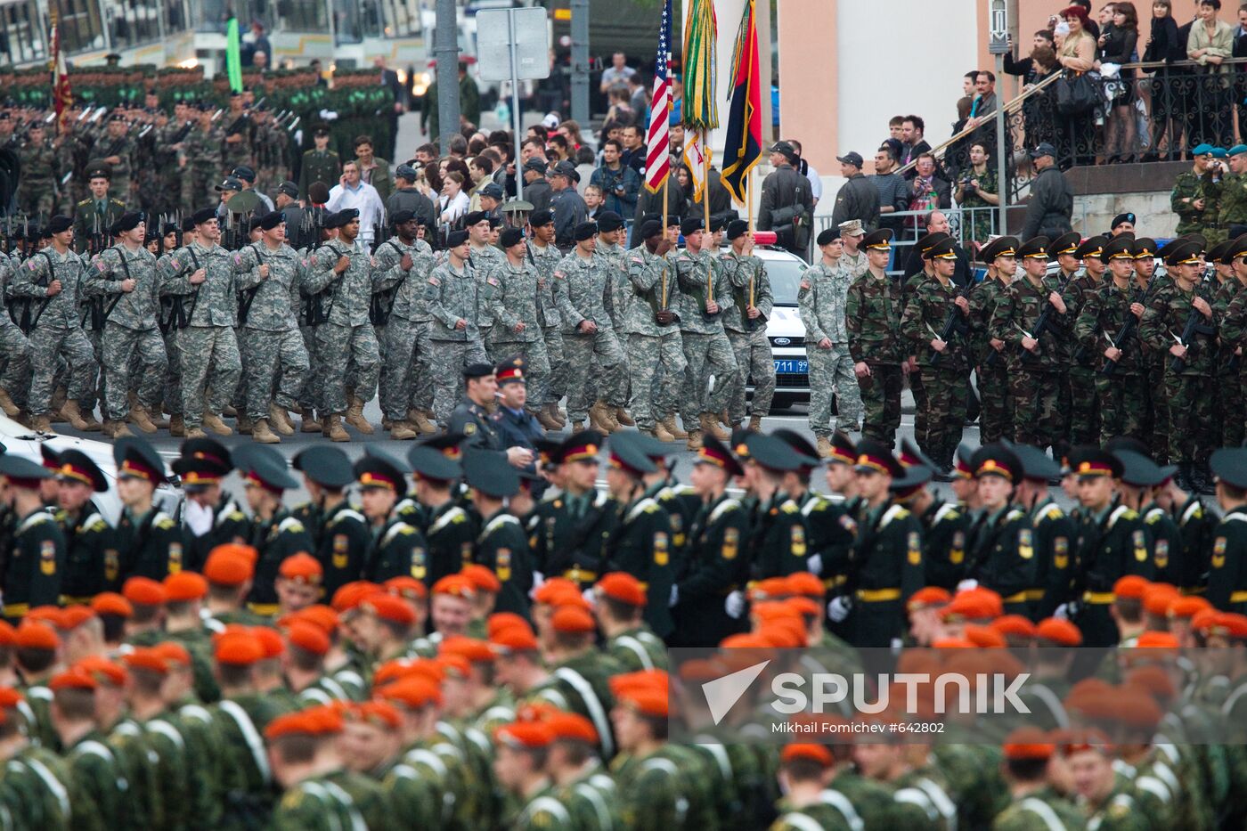 Victory Parade rehearsal in Moscow