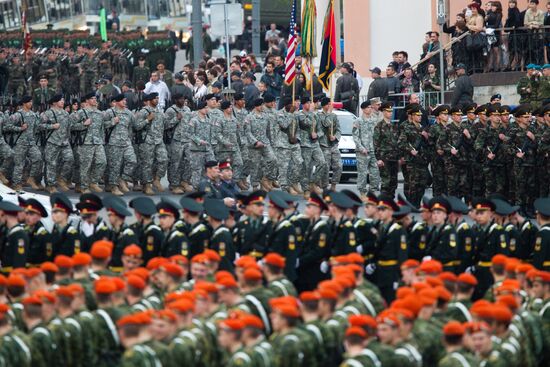 Victory Parade rehearsal in Moscow