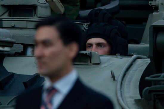 Victory Parade rehearsal in Moscow