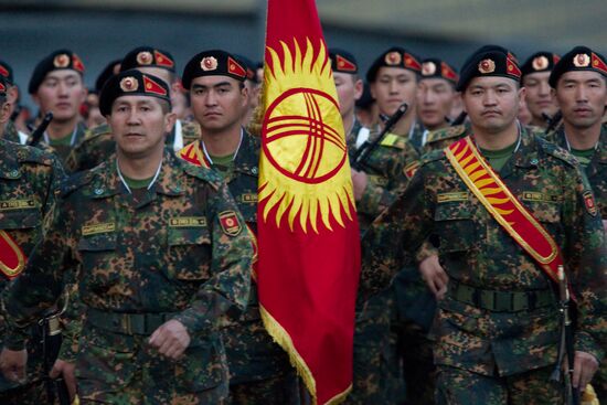 Victory Parade rehearsal in Moscow