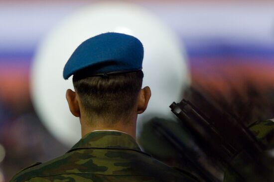Victory Parade rehearsal in Moscow