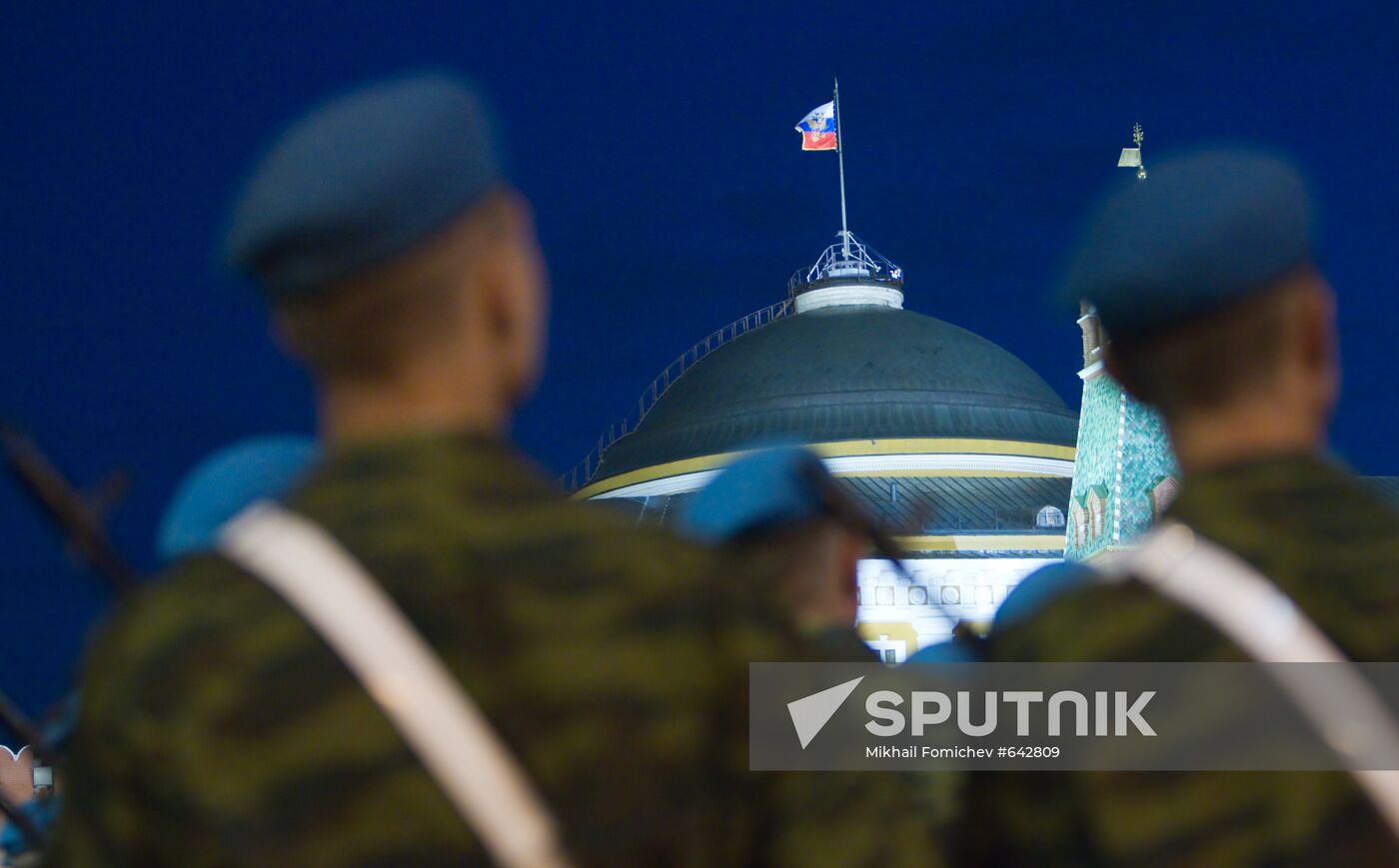 Victory Parade rehearsal in Moscow