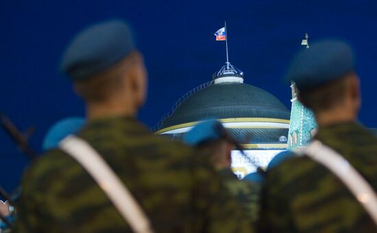 Victory Parade rehearsal in Moscow