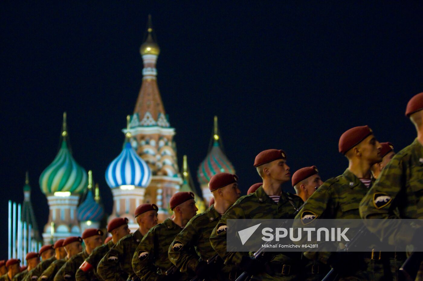 Victory Parade rehearsal in Moscow