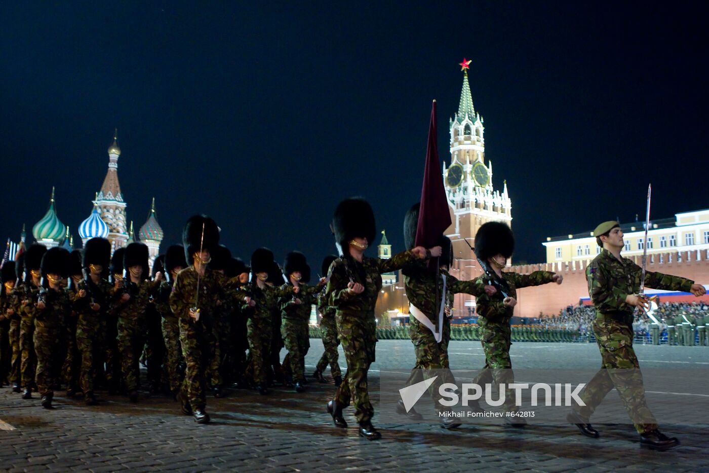Victory Parade rehearsal in Moscow