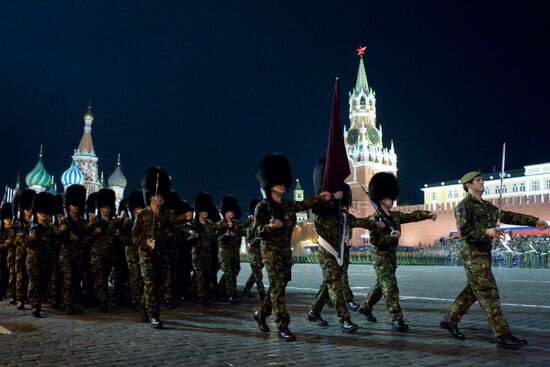 Victory Parade rehearsal in Moscow