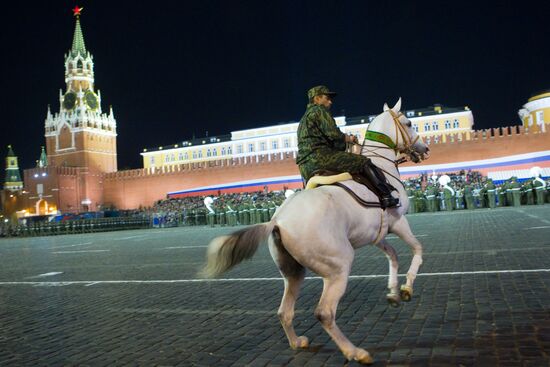 Victory Parade rehearsal in Moscow