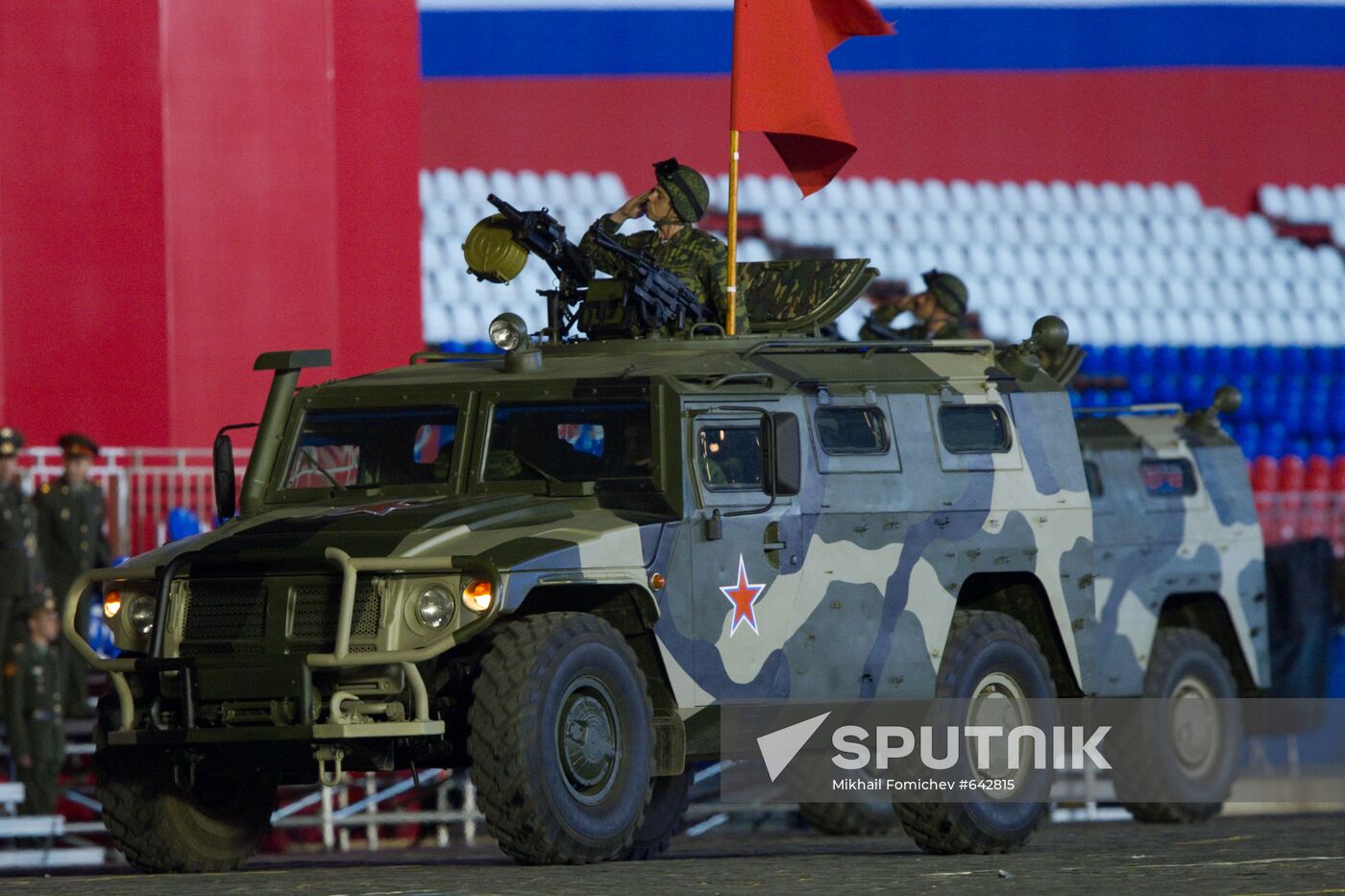 Victory Parade rehearsal in Moscow