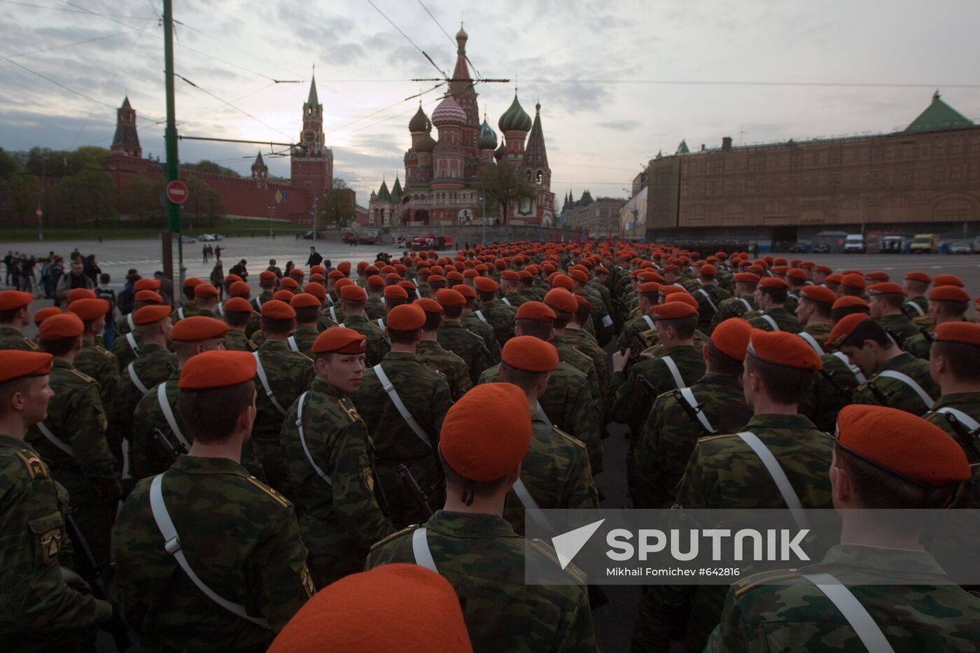 Victory Parade rehearsal in Moscow