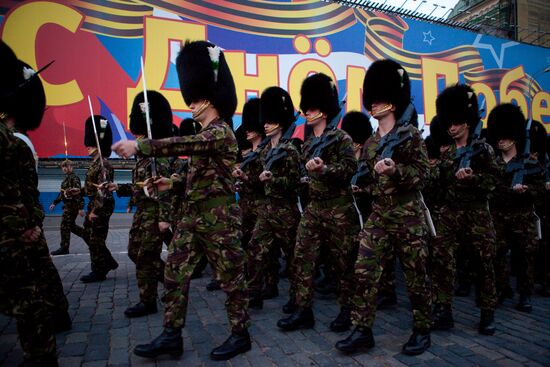 Victory Parade rehearsal in Moscow