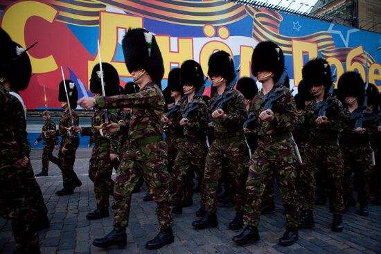 Victory Parade rehearsal in Moscow