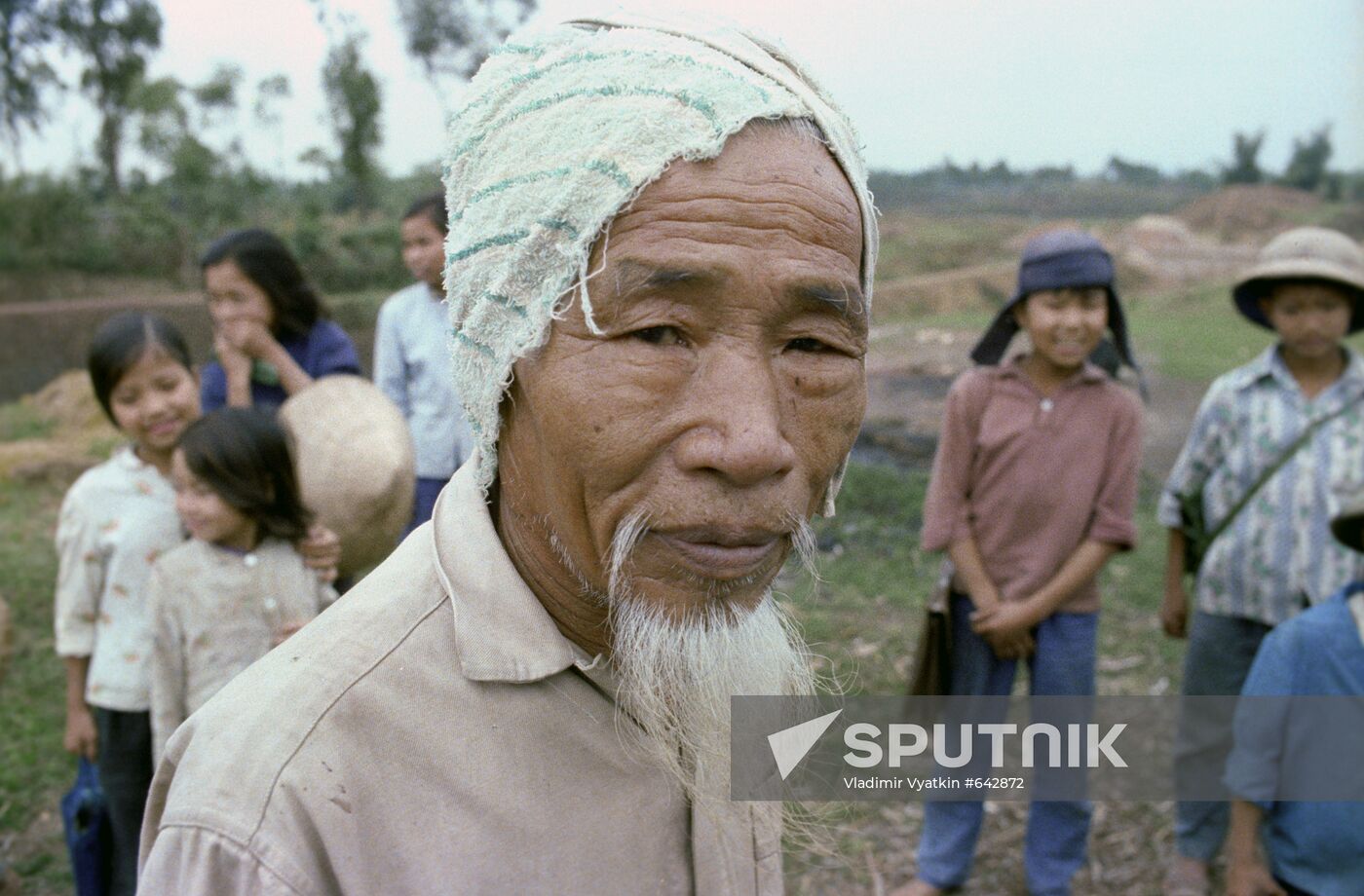 Vietnamese old man