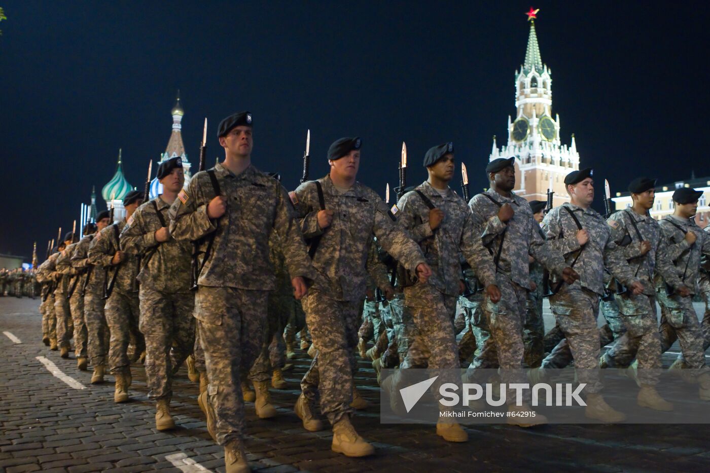 Victory Parade rehearsal in Moscow