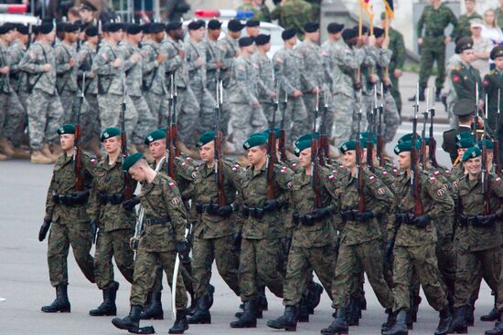Victory Parade rehearsal in Moscow